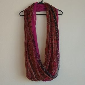 Aztec Print Infinity Scarf Set